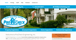 Desktop Screenshot of procheckeng.com