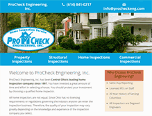 Tablet Screenshot of procheckeng.com